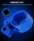 Close-up of blue inner tie rod removal tool for 27–44 mm range with 1/2 in drive.