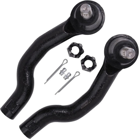4WD Front Wheel Hub Bearing Kit For 2005-2019 Nissan Frontier, 2005-2012 Pathfinder, 2005-2015 Xterra, tie rod ends shown