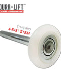 Whisper Quiet Nylon Garage Door Roller Kit With Precision 13 Ball Bearing On 4 Inch Stem And 2 Inch Wheel, 10 Pack No Brainer Replacements