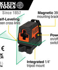 Self Leveling Laser Level With Bright Green Cross Lines, Tiny And Handy Mini Tool For Quick Leveling, with 360° bracket
