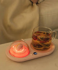 Smart Mug Warmer With Three Heat Levels And 20W Power To Keep Your Favorite Sips Piping Hot Now Featuring A Cute Dinosaur Night Light Aroma Diffuser.