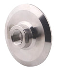 Heavy Duty 3 Inch Tri Clamp To Half Inch Npt Female Connector Adapter Built From Stainless Steel 304, showing polished ferrule.