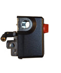 Side view of Air Compressor Pressure Switch CW218000AV For 135/175 PSI Systems, 4 Port Universal, replacement part.