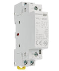 Top Shelf 25A Ac Dc Contactor 2 Pole Whispy Silent Din Rail Mount Magnetic Power Switch with clear wiring terminals.