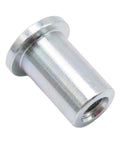 Built Tough M8 X 25mm Top Hat Threaded Insert Sleeve Nut with flat flange for welding applications.