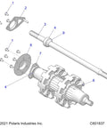 Hella Tough Flangette With Clinch Nuts Assembly Replacement For UTV And ATV Powersports Parts 1021239 detailed assembly diagram with parts labeled.
