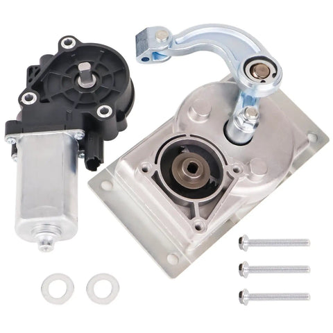 Heavy Duty Gear Box Linkage A for Kwikee Electric RV Steps 22 Through 40 Series showing components and bolts