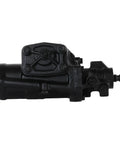 Heavy Duty Power Steering Gearbox Drop In Swap For Ford Excursion F250 F350 F450 close-up view showcasing black metal housing and fittings.