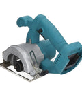 Pro Grade 18V Cordless Circular Saw Delivers Kickass Torque And Lightning Fast 11800 RPM Cuts Slices Hardwood With Ease Using A Rock Solid 4 Inch Blade Adjustable Bevel And Boss Level Handle, shown in a close-up view.
