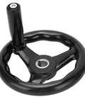Beefy Heavy Duty Lathe Hand Wheel 160mm Diameter With 16mm Mounting Hole For Milling Lathe And Grinder Engineering Plastics Build