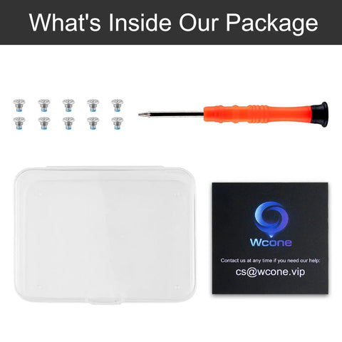No Mess Replacement Screw Kit That Slips Right Into Ray Ban Meta Wayfarer Skyler Headliner Gen One Two Frames Plus Oakley Meta Hstn hardware set with screws and tool.