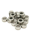 10 Piece Set Hybrid Ceramic Bearing 5x10x4 Mm Shielded Orange For RC Cars And Fishing Reels Ultra Low Friction Stainless Steel Ball SMR105ZZ