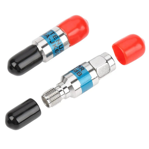 3 Pack SMA Male To Female Coaxial DC Block Attenuator 10dB Constant Attenuation 2W 50 Ohm DC 6.0 GHz connectors