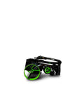 Top Tier Electric Golf Push Cart Bundle With All Terrain Folding Caddy adjustable speed and digital display, compact folded design.