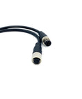 M12 4 Pin Male To Female Connector Cable 5 Meter IP67 Waterproof A Code Straight Profibus Fieldbus Sensor Cable
