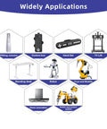 Wide applications of Compact 12V Linear Actuator With 1 Inch Stroke for lifting columns, control boxes, robots, and home automation.