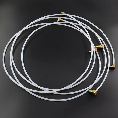 Ford Convertible Power Top Hydraulic Fluid Hose Lines And Fittings Pair Plastic Hoses 116 inches for classic muscle car restoration