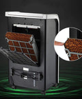 Compact Portable Evaporative Air Cooler With Quiet Swamp Cooling For Home Office humidifier with filter compartment opened.