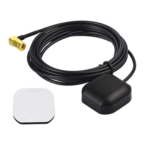 Active Car GPS Antenna With SMA Male Connector Waterproof Magnetic Mount Three Meter Cable Ideal For Car Stereo Radio