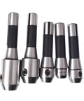 R8 End Mill Holder Set Five Pack One Quarter Inch To Three Quarter Inch Adapters For Bridgeport Type Milling Machines in steel