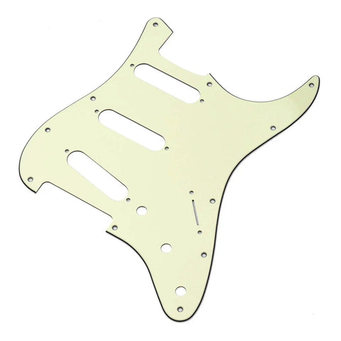 Standard 11 Hole 3 Ply Guitar Pickguard With Screws For Tele Style Electric Guitars Black Replacement Part Durable Shield For Bright Tone