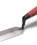 Margin Trowel 6 X 2 Inch For Spreading Mortar And Tile Adhesive, High Carbon Steel Blade With DuraSoft Handle, Slim Flat Nose For Tight Corners