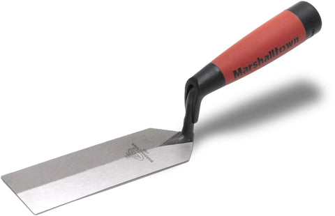 Margin Trowel 6 X 2 Inch For Spreading Mortar And Tile Adhesive, High Carbon Steel Blade With DuraSoft Handle, Slim Flat Nose For Tight Corners