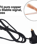 Real Game Changer High Gain Cellular Booster Antenna with 8Dbi Omnidirectional 4G Lte includes RG174 cable and magnetic mount.