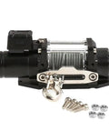 Ultimate Metal Electric Winch For 1/10 Scale Scx10 Traxxas Trx4 Defender D90 Off Road Crawler Jeep Upgrade with detailed view of sealed gearbox components.