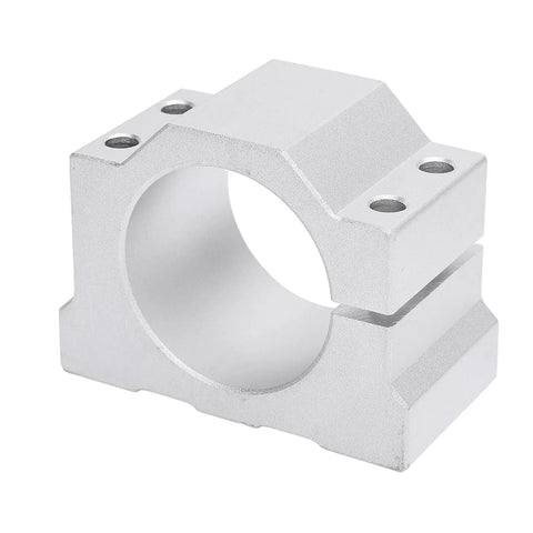 Dead Nuts Reliable 45Mm Spindle Clamp Motor Bracket For Cnc Routers, 45mm aluminum mount with bolt holes.
