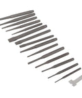16 Piece Mechanics Punch And Chisel Set With Pin Center Taper Punches Cold Chisels Premium Heat Treatment Steel Heavy Duty Anti Rust Impact Proof Tool Kit For Auto Shop And Garage Repair Jobs laid out