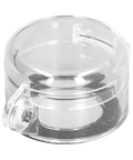 Push Button Switch Guard Cover 30mm Plastic Round Shield For Industrial Panels And Electrical Systems, transparent design.