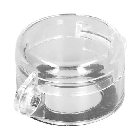 Push Button Switch Guard Cover 30mm Plastic Round Shield For Industrial Panels And Electrical Systems, transparent design.