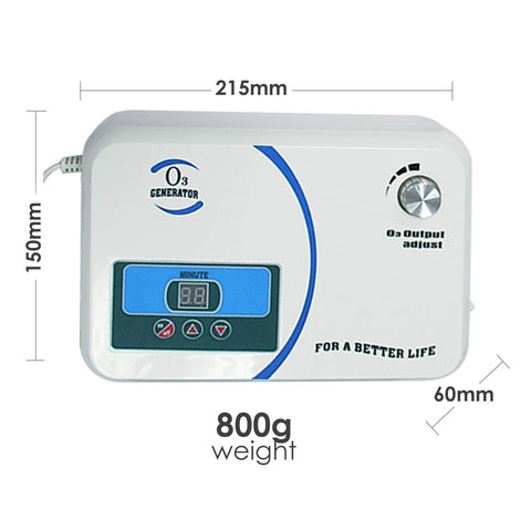 Industrial Ozone Generator With 500 Mg Per Hour Output For Odor Elimination and Air Purification showing dimensions