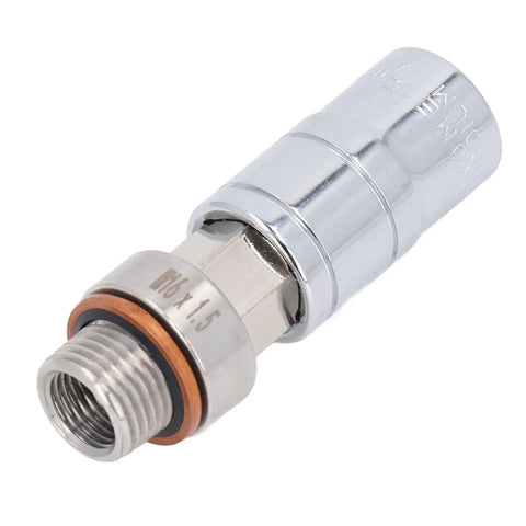 Premium M16x1.5 Oil Pan Drain Plug Set With Stainless Steel Screw, Extension Bit And Wrench For Engine Sump Thread Repair Fix To Get Your Car Back In Gear. M16x1.5 stainless steel drain plug with sealing washer