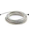 25 Foot Ethernet Cable For M Series Cameras Double Shielded RJ45 Pro Grade Data Cable For Industrial Surveillance Gear 3080163 25 Rugged And Reliable Network Link coiled on white background.