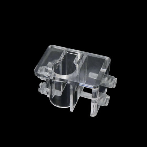 Clear Acrylic Aquarium Hose Clips 2 Pack Soft Tube Fixture Holder Clamps For Tubing And Pump Hoses Easy Mount No Fuss Fixation