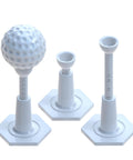 Adjustable Unbreakable Rubber Golf Tees For Mats And Practice, Range Ready For Driving Range And Golf Simulators, Reusable 4 Pack
