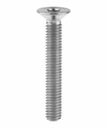 Titanium M6x40mm Countersunk Hex Socket Cap Screws Set - 4 Pack, Flat Head Bolts, 12mm Head Diameter, DIN7991, 6AL/4V Gr5 Titanium