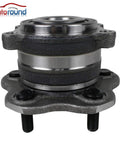 Front view of Rear Wheel Bearing Hub Assembly 512388 Fits Nissan Altima 07-18, Maxima 09-19, Murano 15-23 with 5 Lug and ABS