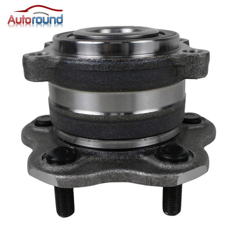 Front view of Rear Wheel Bearing Hub Assembly 512388 Fits Nissan Altima 07-18, Maxima 09-19, Murano 15-23 with 5 Lug and ABS