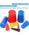 Get This Awesome 100 Pack Silicone Rubber Tapered Plugs For High Temp Masking And Powder Coating Jobs That Resist Cracking Heat Corrosion Hardening Easy Cone Assortment Kit For Pros, assorted silicone tapered plugs