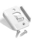 Premium Door Silencer Strike Plate That Cuts Latch Noise And Makes Slamming Chill Out Daily For Zero Stress Home Habits With Durable Flexible Rubber Mounts And Quick One Step Install with screws.