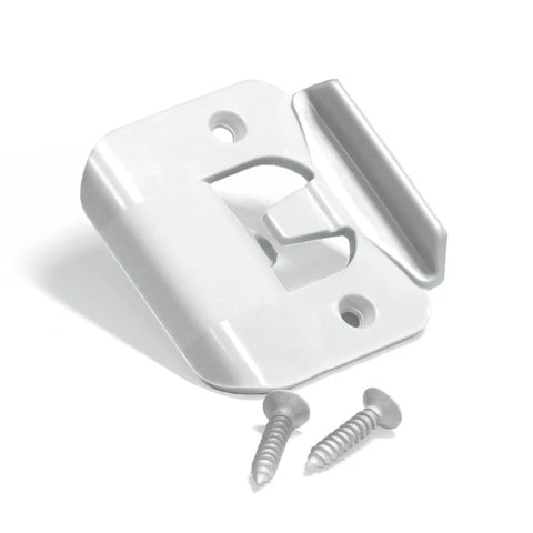 Premium Door Silencer Strike Plate That Cuts Latch Noise And Makes Slamming Chill Out Daily For Zero Stress Home Habits With Durable Flexible Rubber Mounts And Quick One Step Install with screws.