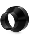 4 to 3 inch black duct reducer ring, metal inline fan ventilation