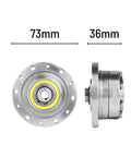 Front and side view of CSF14I Harmonic Drive Strain Wave Gear Reducer For Automation Robots With Zero Backlash Precision Drive Core