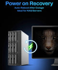Plug Straight Into Legit Heavy Duty Storage With This Nine Bay External Hard Drive Enclosure Featuring Independent Power Switches Per Bay Diskless Desktop Array designed for smooth operation with NAS and servers.