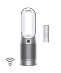 Hot And Cool HP07 Air Purifier With Heater And Fan, All In One Climate Control, silver purifier with HEPA filtration and remote
