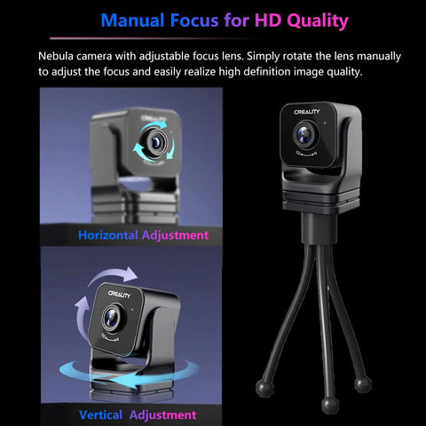 Nebula Camera For 3D Printers Real Time Monitoring With Night Vision And Time Lapse Video Plug And Play Setup Works With Sonic Pad