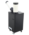 Built Tough 9180 BTU Industrial Spot Cooler And Portable Air Conditioner With High Airflow Single Outlet For Quick Chill Outdoor Tents Events Workshops 110V, black portable cooler with exhaust hose.
